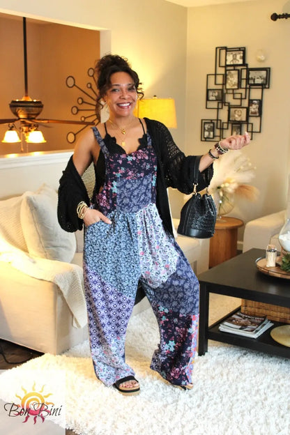 BB Serene Charm Patchwork Overalls