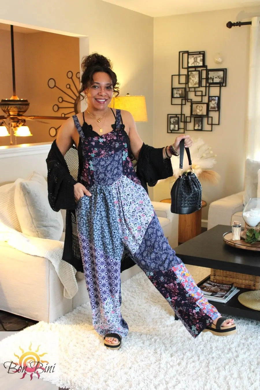 BB Serene Charm Patchwork Overalls