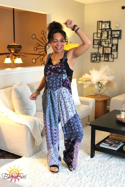 BB Serene Charm Patchwork Overalls