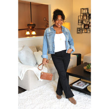 Load image into Gallery viewer, Black Flare Jeans
