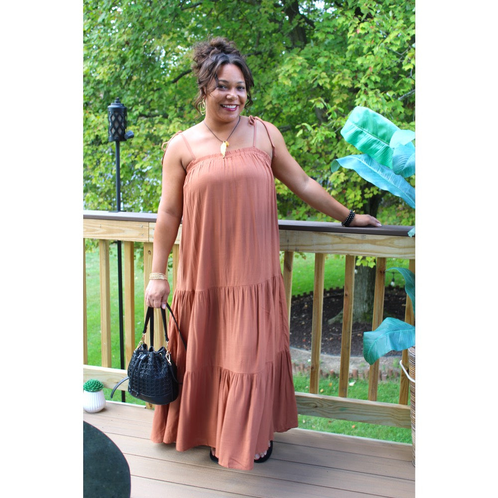 Skyler Tier Midi Dress