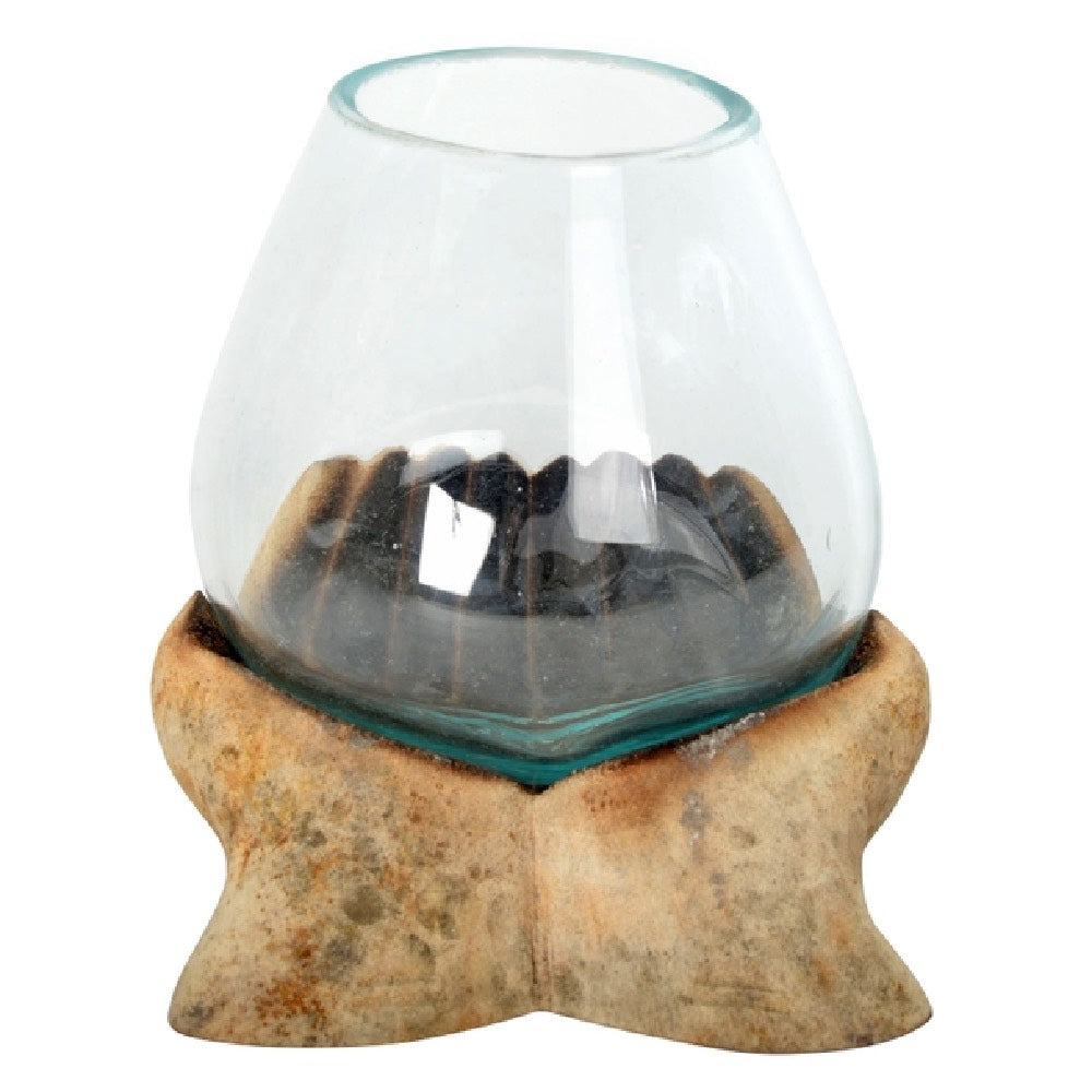 Medium Sized Molten Glass Bowl