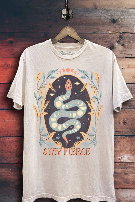 Snake of The Moon Graphic T-Shirt