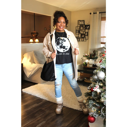 Stay Wild Moon Child Long Crop Top