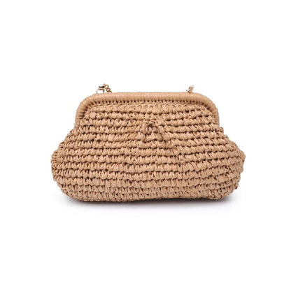 Delfinia Straw Clutch