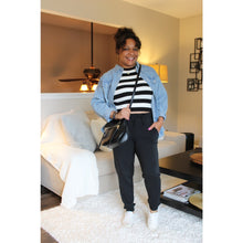 Load image into Gallery viewer, Striped Knit Crop Top
