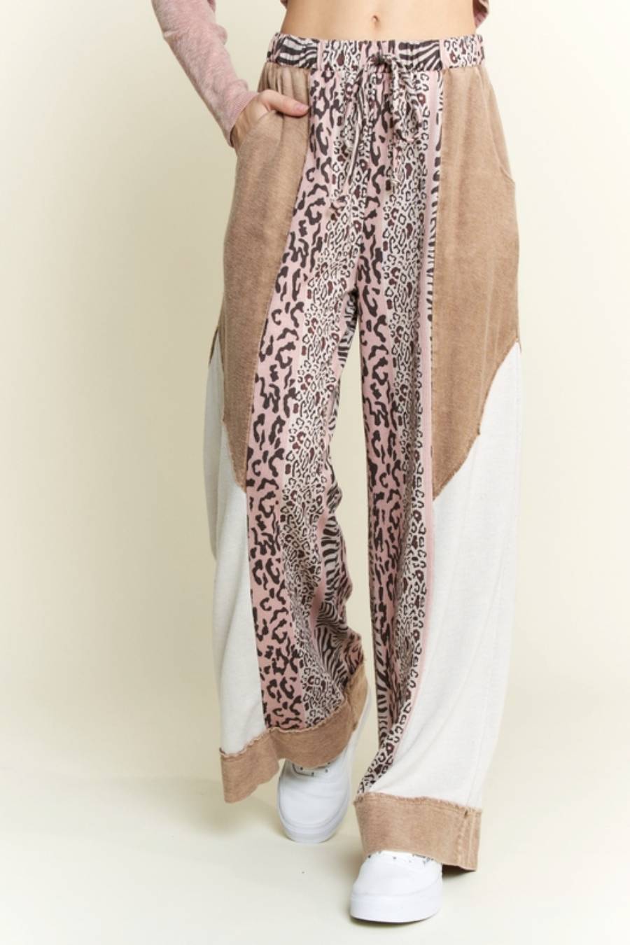 Tamed Nature Animal Print Pants