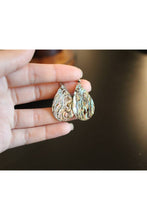Load image into Gallery viewer, Teardrop Abalone Earrings
