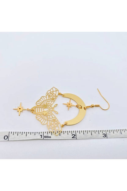 BB Transcendent Night Moth Earrings