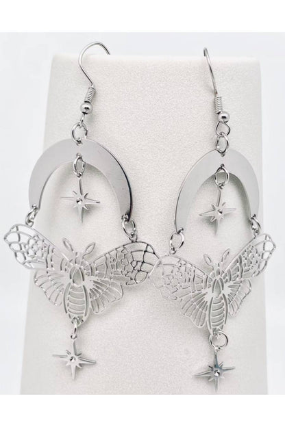 BB Transcendent Night Moth Earrings