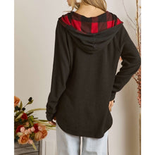 Load image into Gallery viewer, Trinity Front Lace Up Hoodie Top
