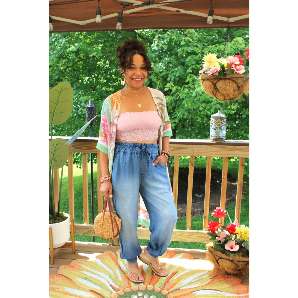 Tropical Leaf Kimono