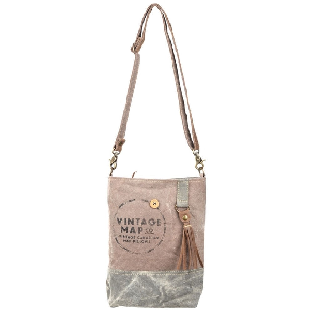 Vintage Map Canvas Bag