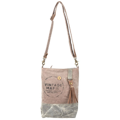 Vintage Map Canvas Bag