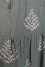 Load image into Gallery viewer, Walk Amongst The Trees Embroidered Maxi Dress
