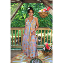 Load image into Gallery viewer, Whimsical Mist Silk Halter Dress
