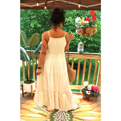 YT Whispers Of Venice Halter Maxi Dress