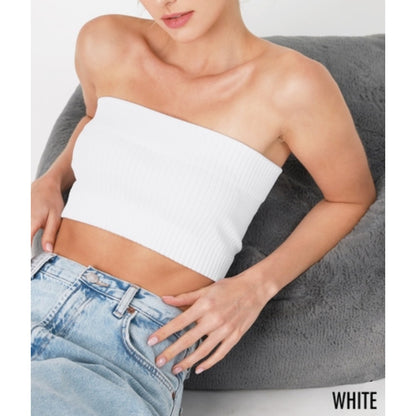 Wide Ribbed Tube Top