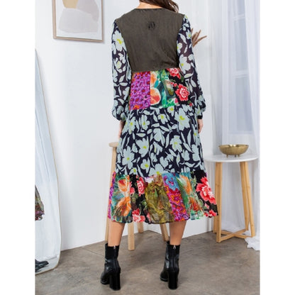 YT Wild Harmony Midi Dress