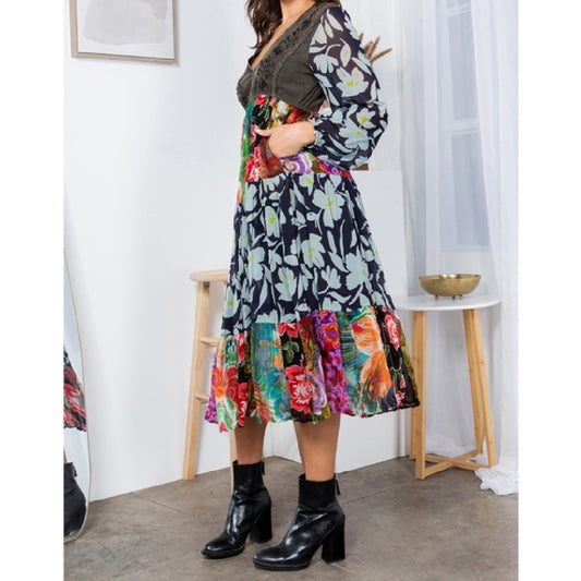 YT Wild Harmony Midi Dress