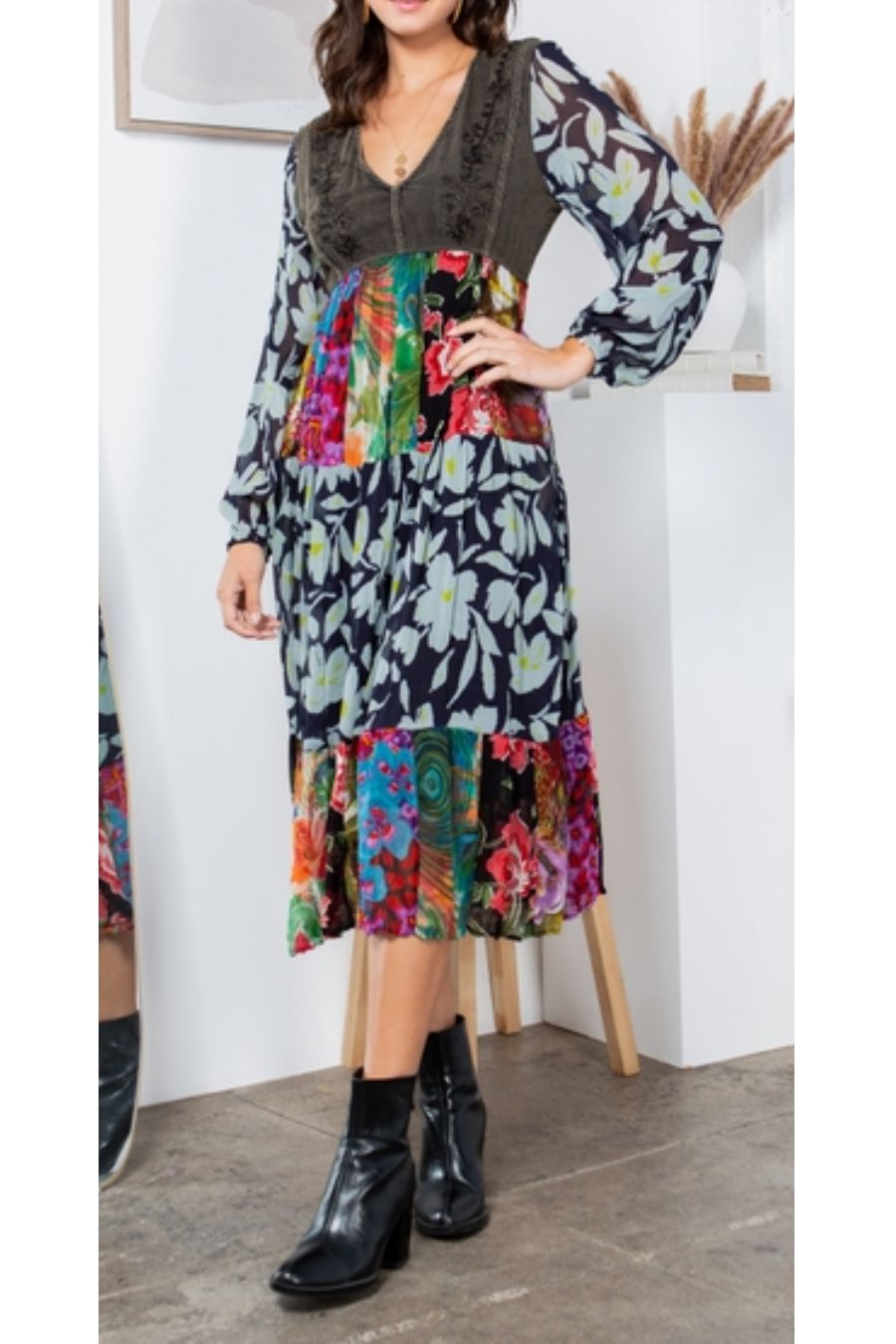 Wild Harmony Midi Dress
