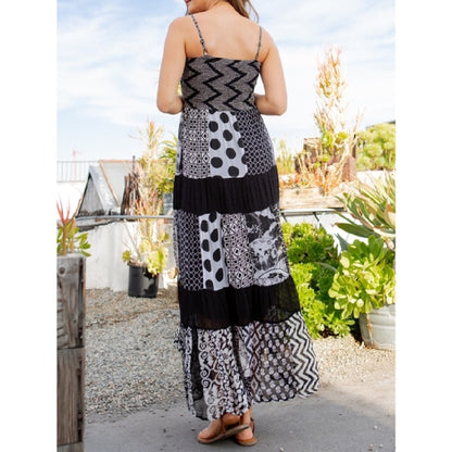 YT Wild thoughts Smocked Maxi Dress