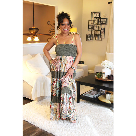 YT Yasmin Tiered Midi Sundress