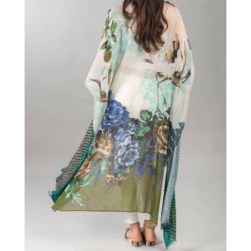 Peacock Roses Kimono