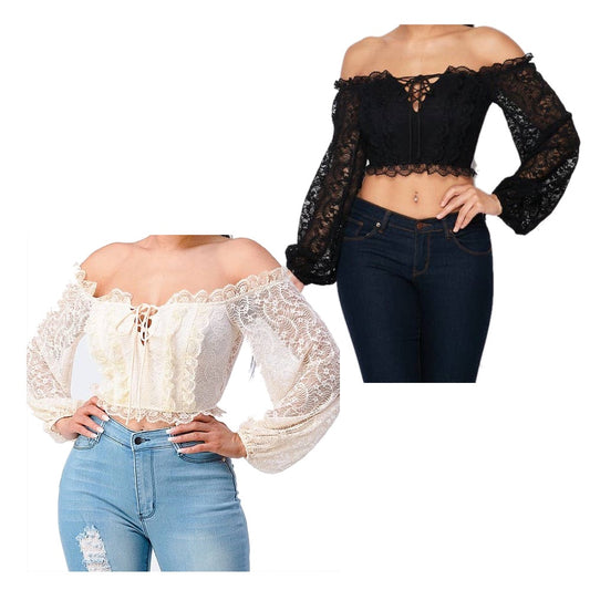 Romantic Lace Crop Top