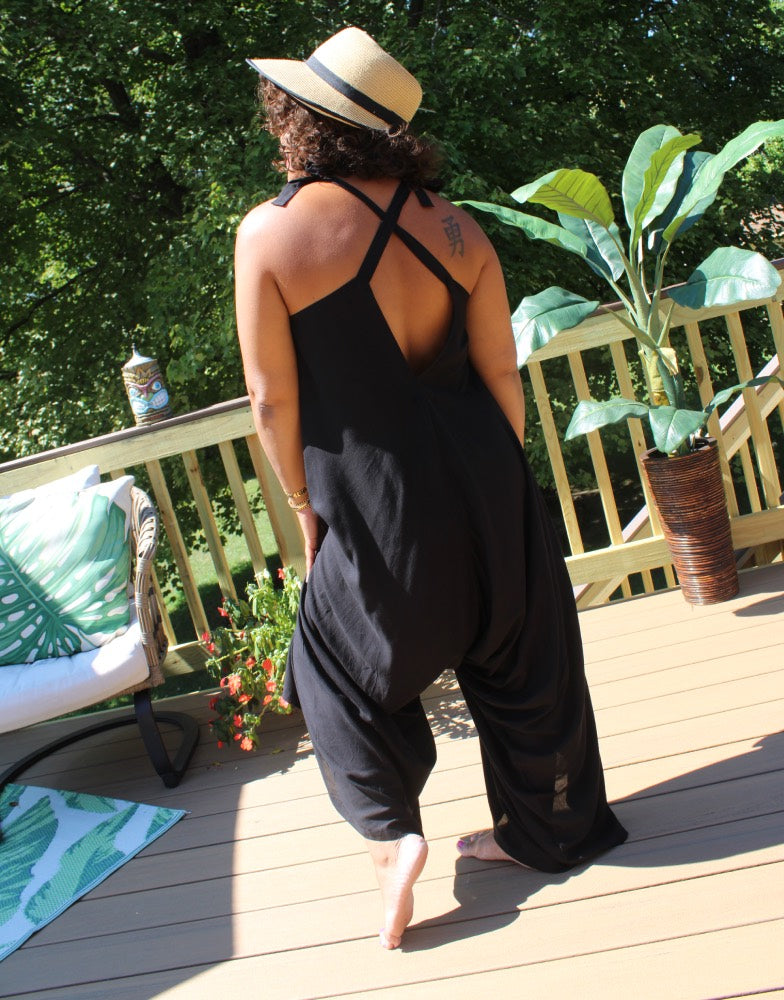 Black Convertible Jumpsuit