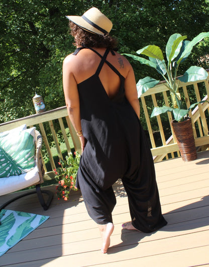 Black Convertible Jumpsuit