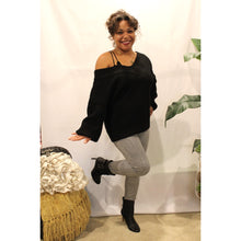 Load image into Gallery viewer, Oversized Waffle Knit Sweater
