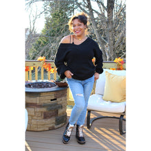 Load image into Gallery viewer, Oversized Waffle Knit Sweater
