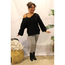 Load image into Gallery viewer, Oversized Waffle Knit Sweater
