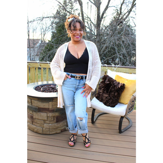 Aurora Boho Knit Cardigan