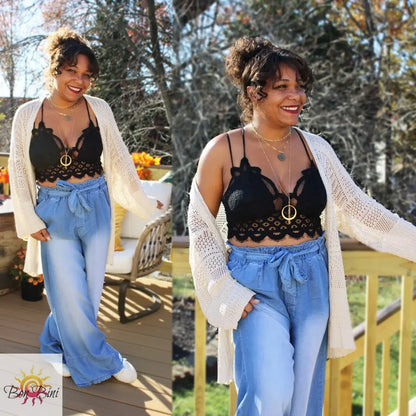 Aurora Boho Knit Cardigan