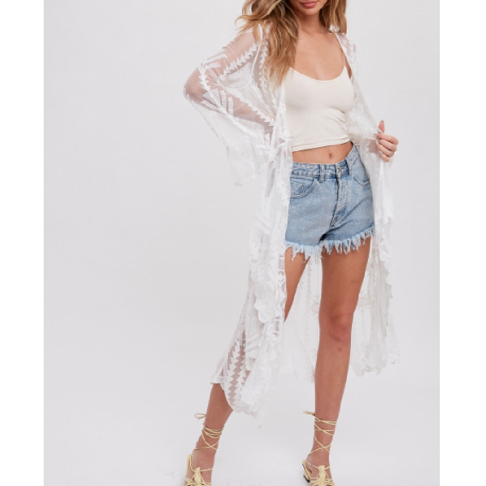 Boho Lace Duster
