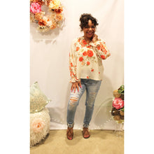 Load image into Gallery viewer, Floral Bishop Sleeve Top
