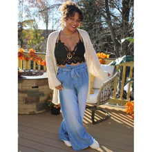 Load image into Gallery viewer, Chambray Paper Bag Waisted Pants
