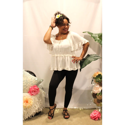 Classic Amelia Ruffle Top