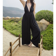 Load image into Gallery viewer, Classic Noir Convertible Jumpsuit
