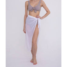 Load image into Gallery viewer, White Midi Swim Sarong
