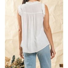 Load image into Gallery viewer, Maria Ruched Woven Top
