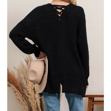 Load image into Gallery viewer, Back Tie Cross Cardigan
