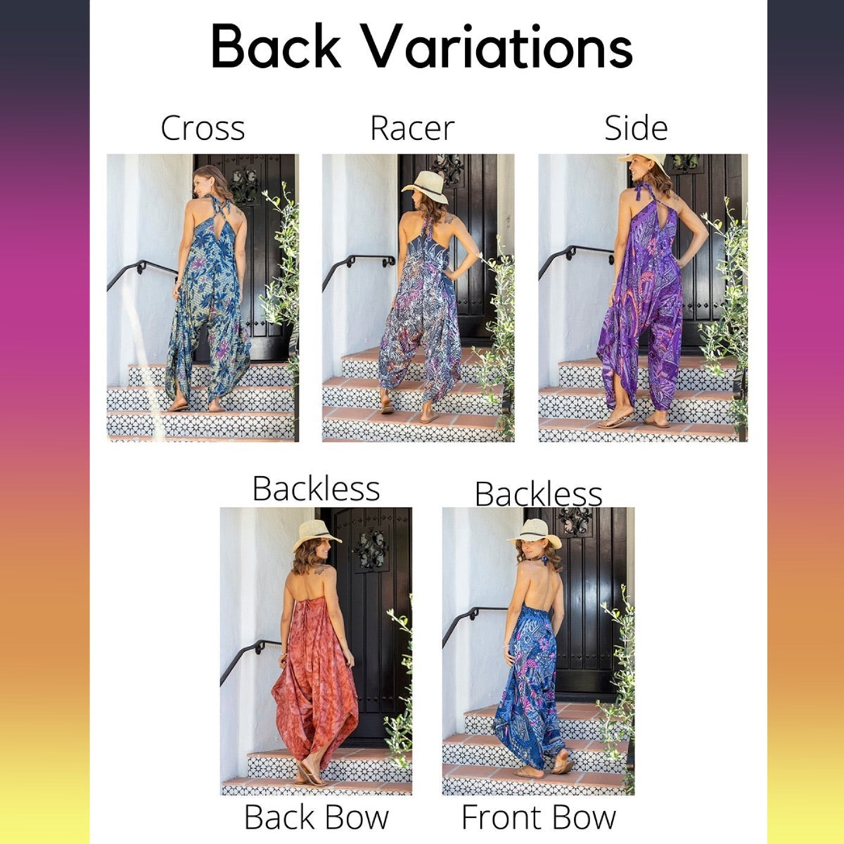 Bahama Butterfly Convertible Jumpsuit