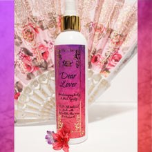 Load image into Gallery viewer, Dear Lover Moisturizing Body &amp; Hair Spritz bottle.
