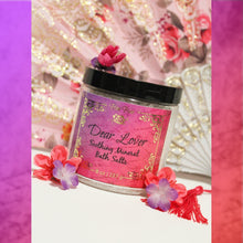 Load image into Gallery viewer, Dear Lover Soothing Mineral Bath Salts jar.
