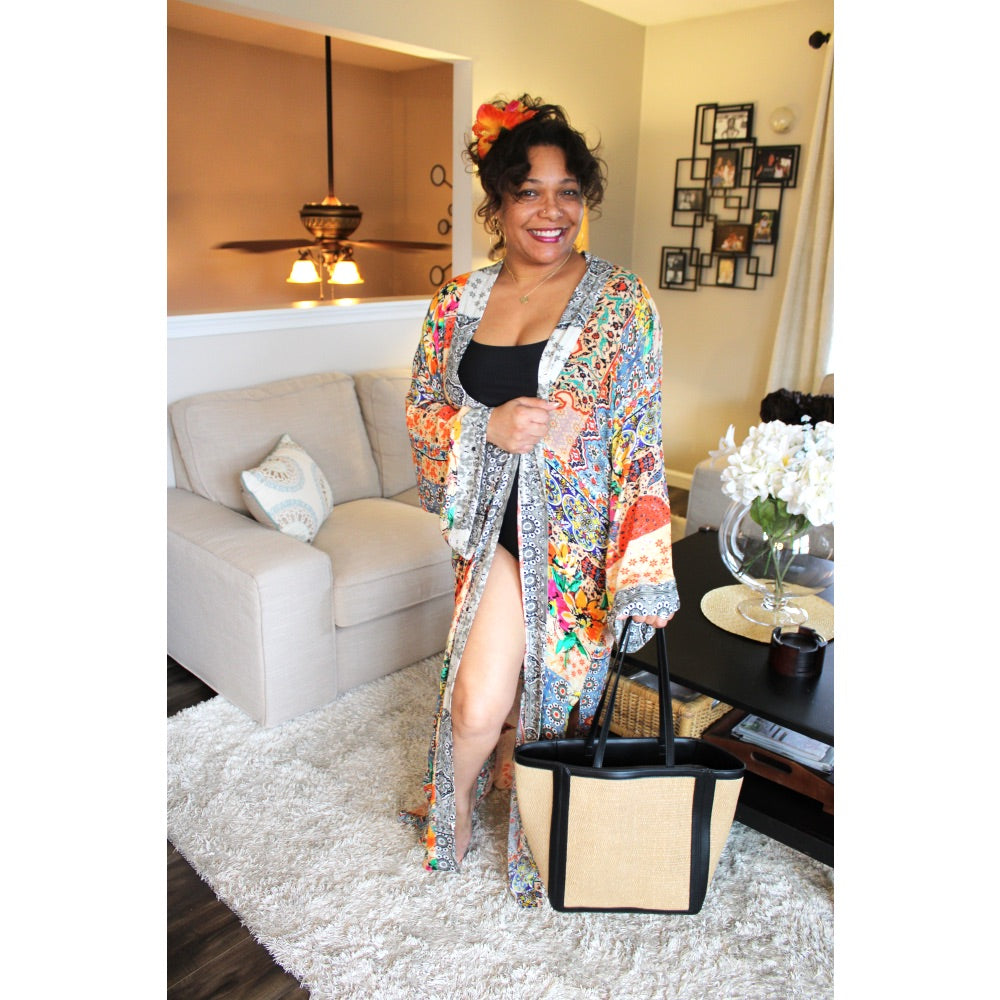 Exotic Blossom Kimono