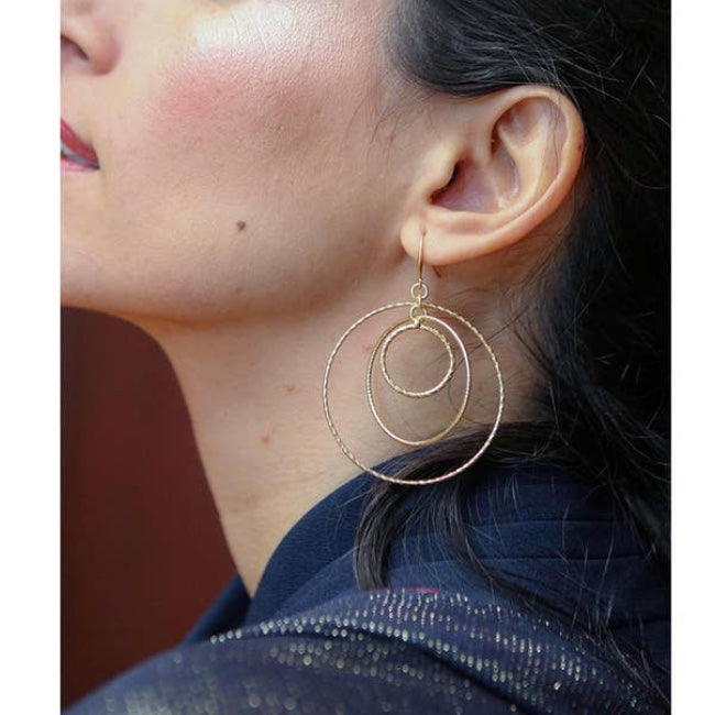 Infinity Multi Circle Earrings