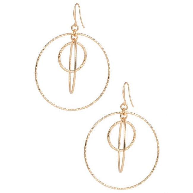 Infinity Multi Circle Earrings